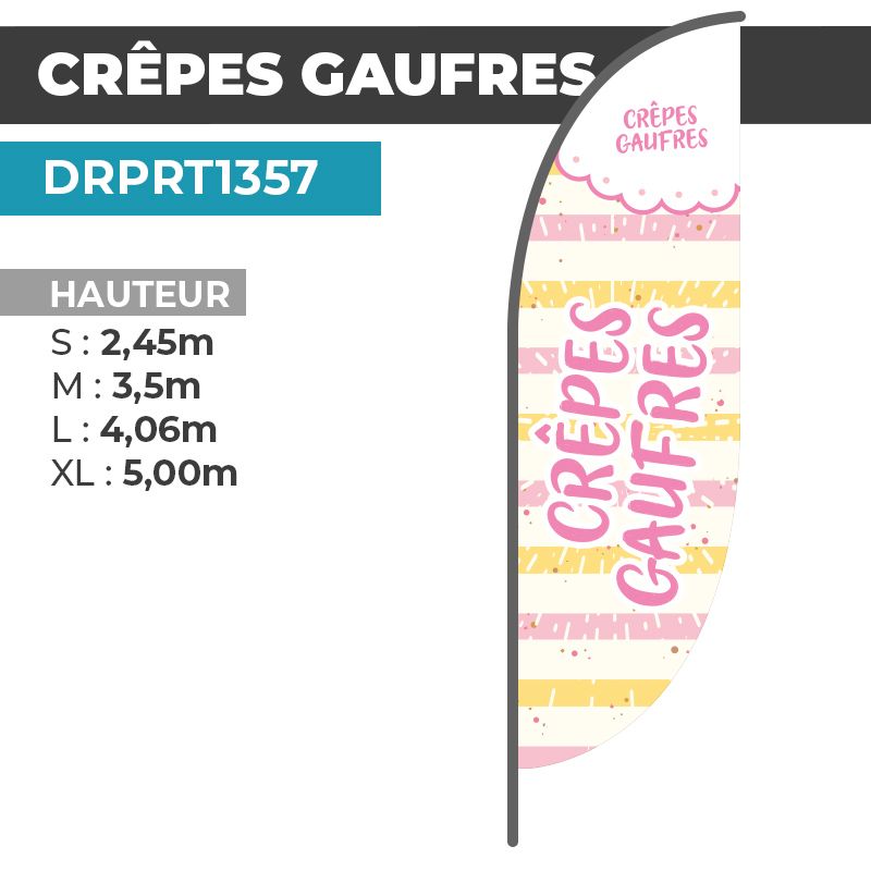 Drapeau CRÊPES ET GAUFRES
