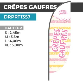 Drapeau CRÊPES ET GAUFRES