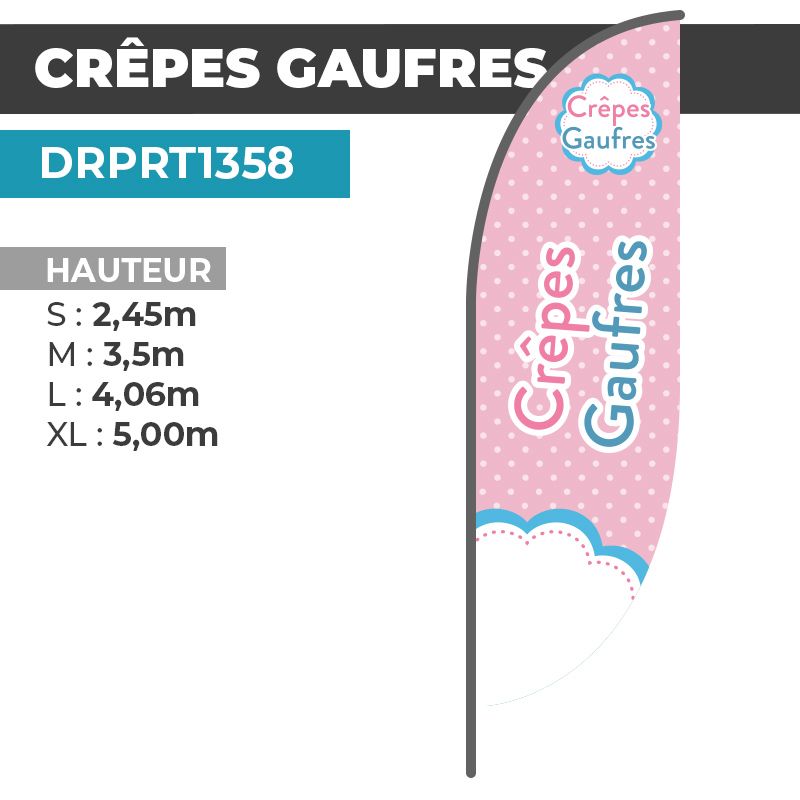 Drapeau CRÊPES ET GAUFRES