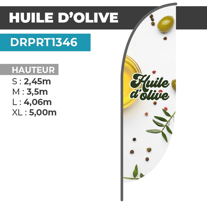 Drapeau HUILE D'OLIVE