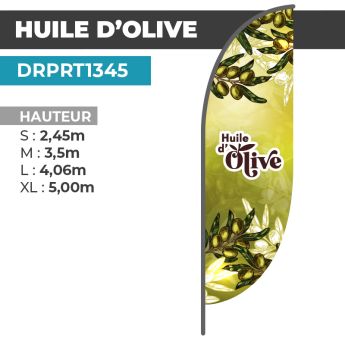 Drapeau HUILE D'OLIVE