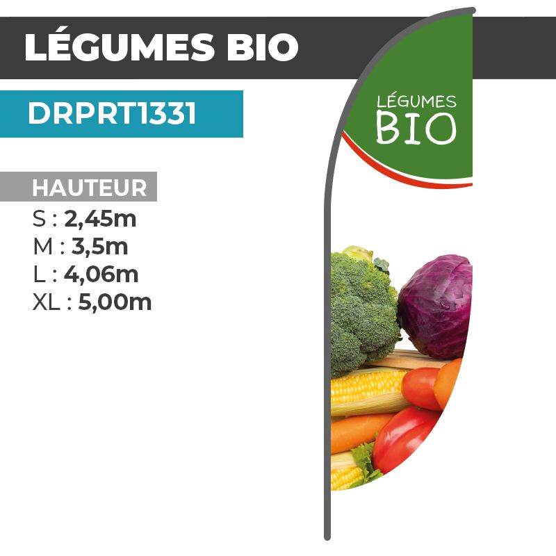 Drapeau LÉGUMES BIO