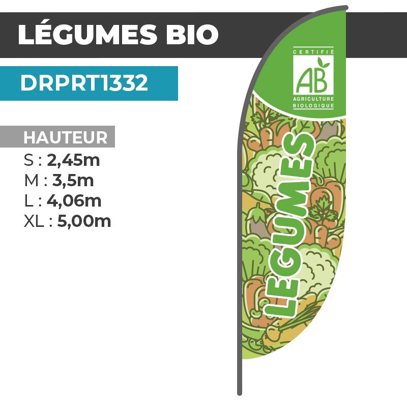 Drapeau LÉGUMES BIO