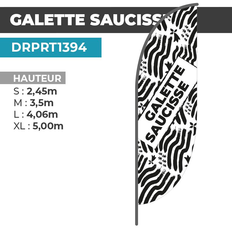 Drapeau GALETTE SAUCISSE