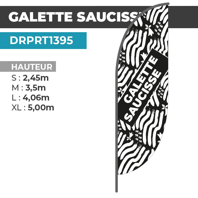 Drapeau GALETTE SAUCISSE