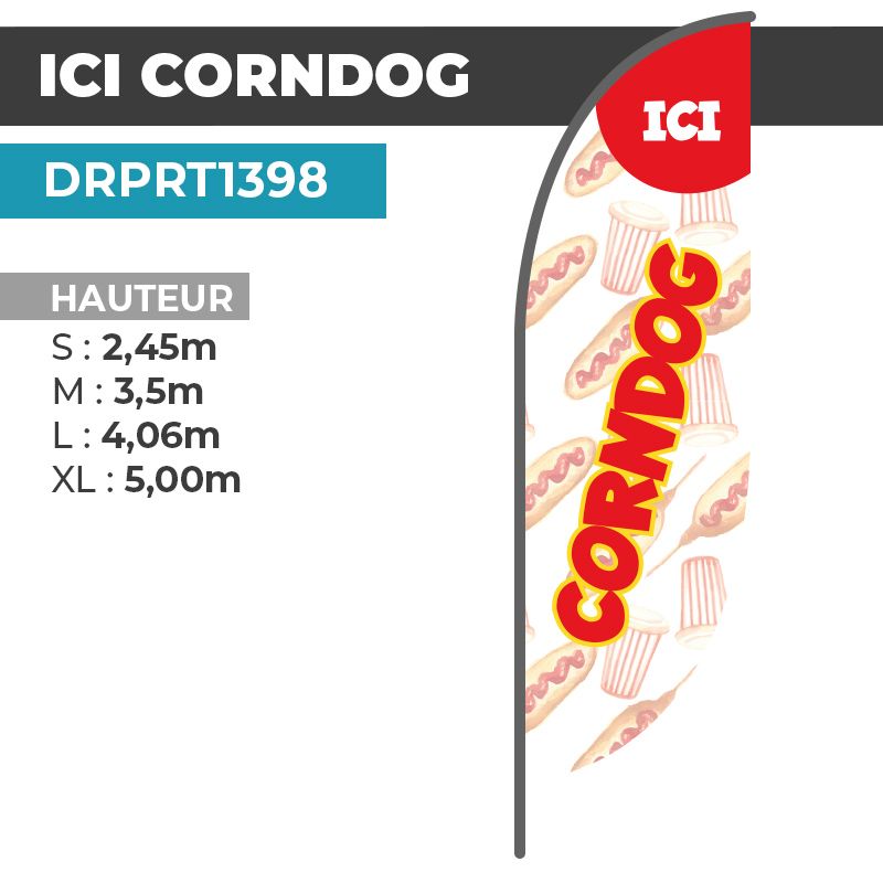 Drapeau ICI CORNDOG