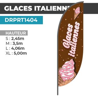 Drapeau GLACES À L'ITALIENNE