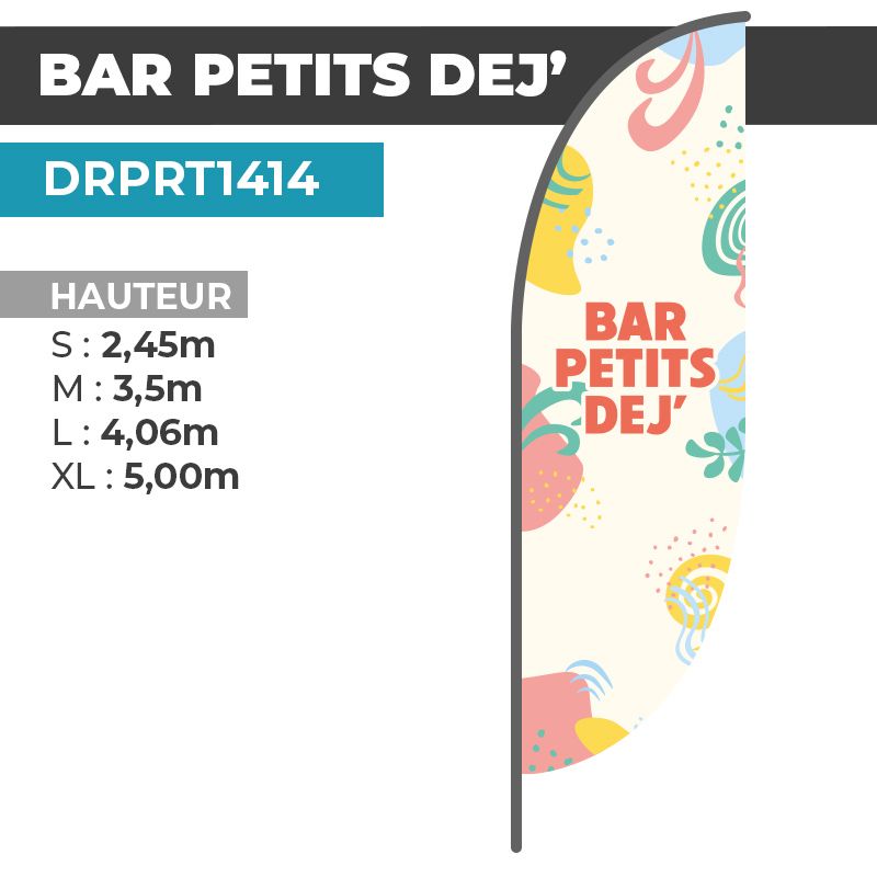 Drapeau BAR PETITS DÉJEUNERS