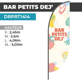 Drapeau BAR PETITS DÉJEUNERS