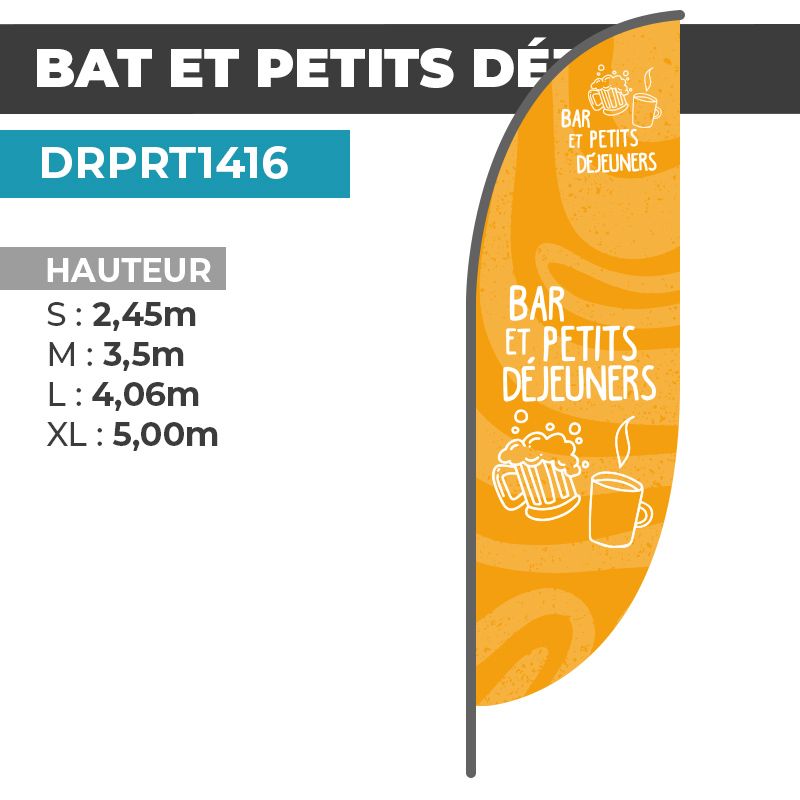 Drapeau BAR PETITS DÉJEUNERS