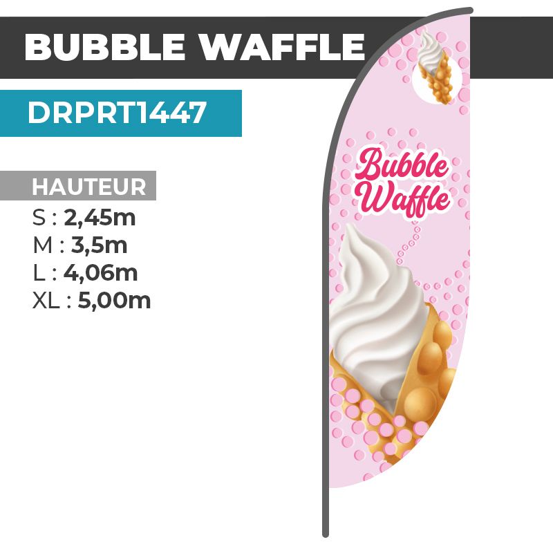 Drapeau BUBBLE WAFFLE