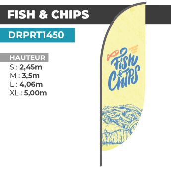 Drapeau FISH AND CHIPS