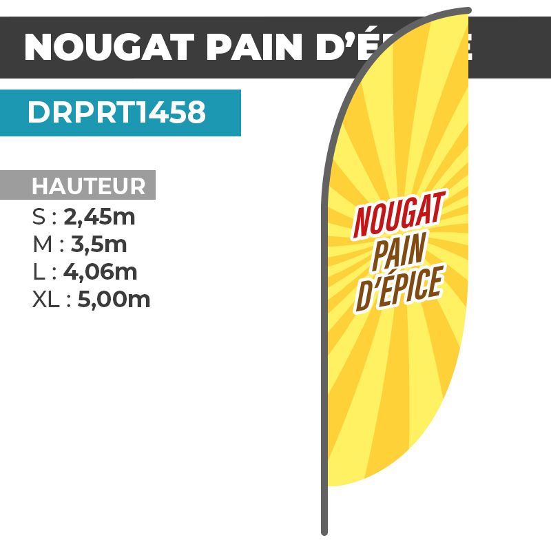 Drapeau NOUGAT PAIN D'EPICE