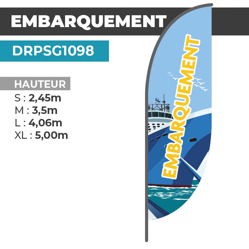 Drapeau EMBARQUEMENT