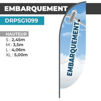 Drapeau EMBARQUEMENT