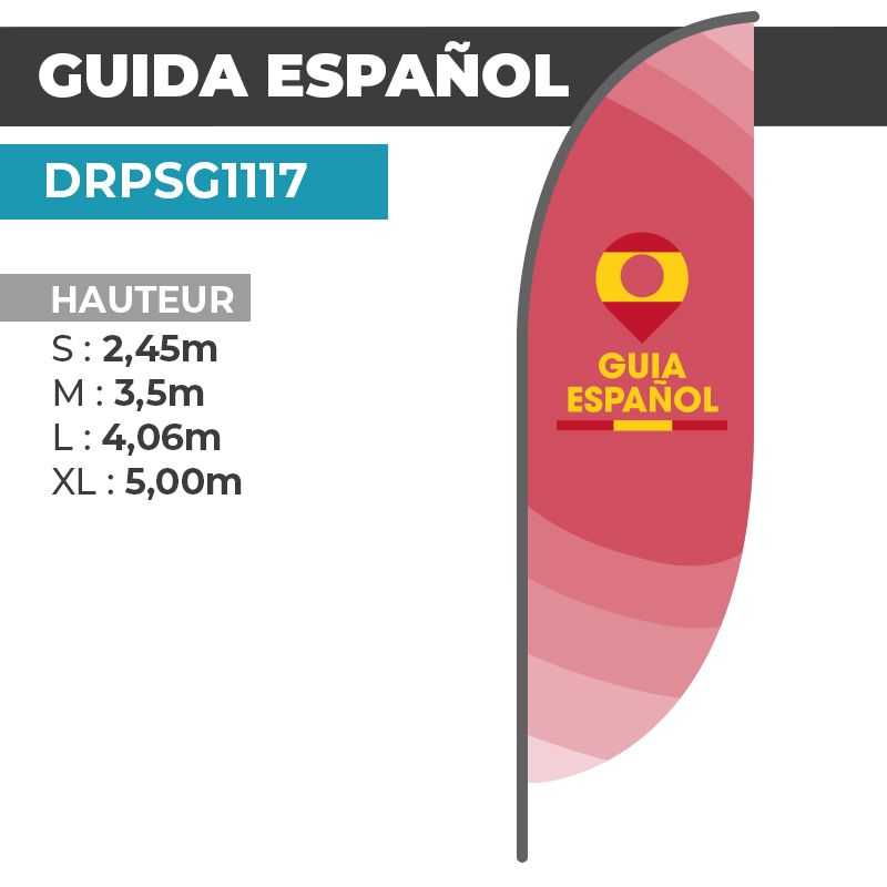 Drapeau GUIDE ESPAGNOL GUIA ESPANOL
