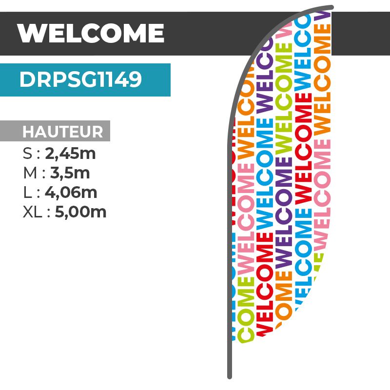Drapeau WELCOME