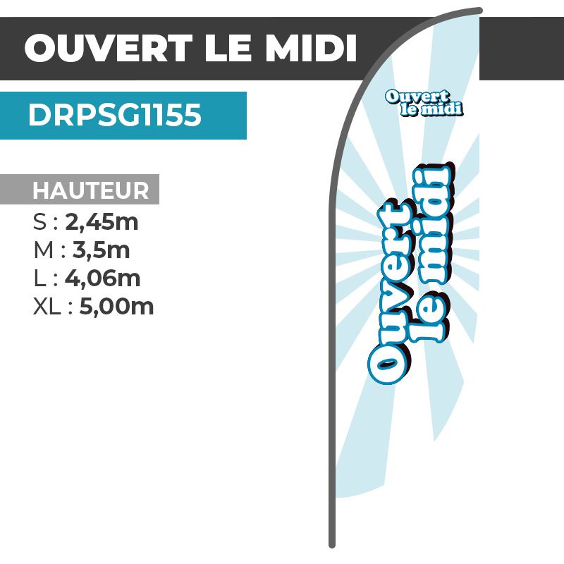 Drapeau OUVERT LE MIDI