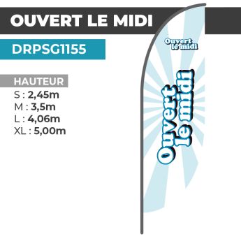 Drapeau OUVERT LE MIDI