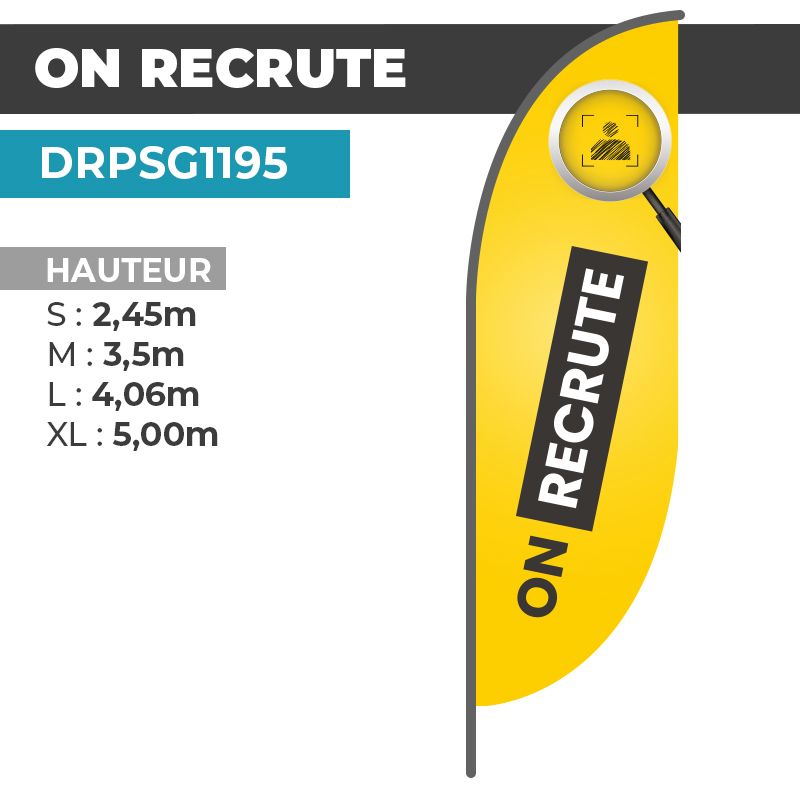 Drapeau ON RECRUTE