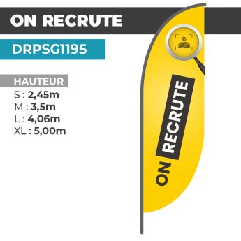 Drapeau ON RECRUTE