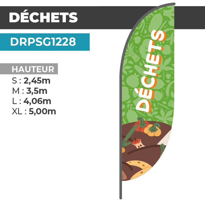 Drapeau DÉCHETS