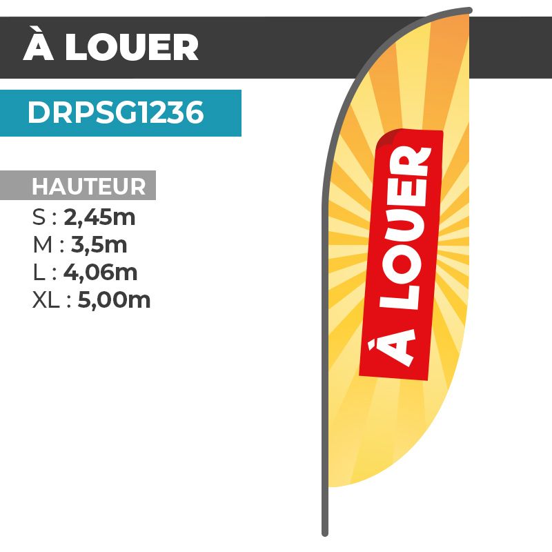 Drapeau À LOUER