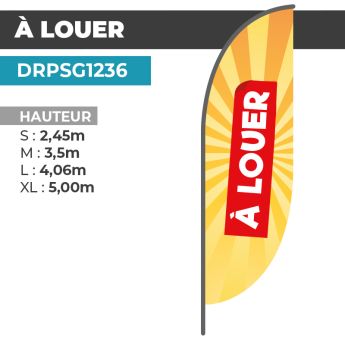 Drapeau À LOUER