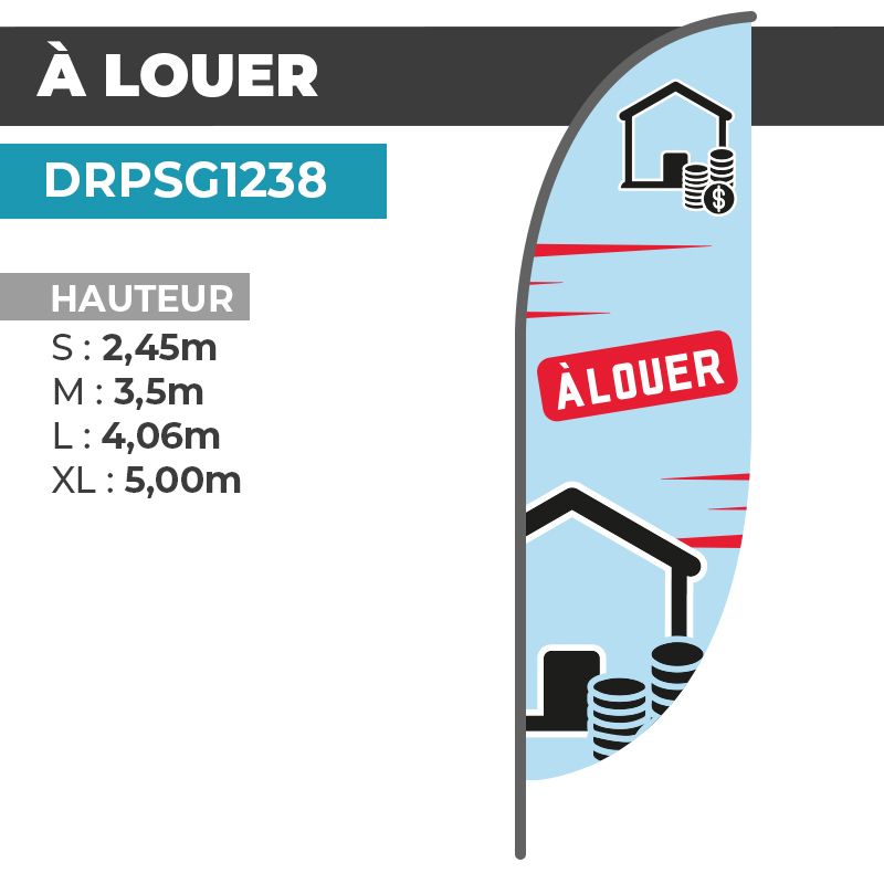 Drapeau À LOUER