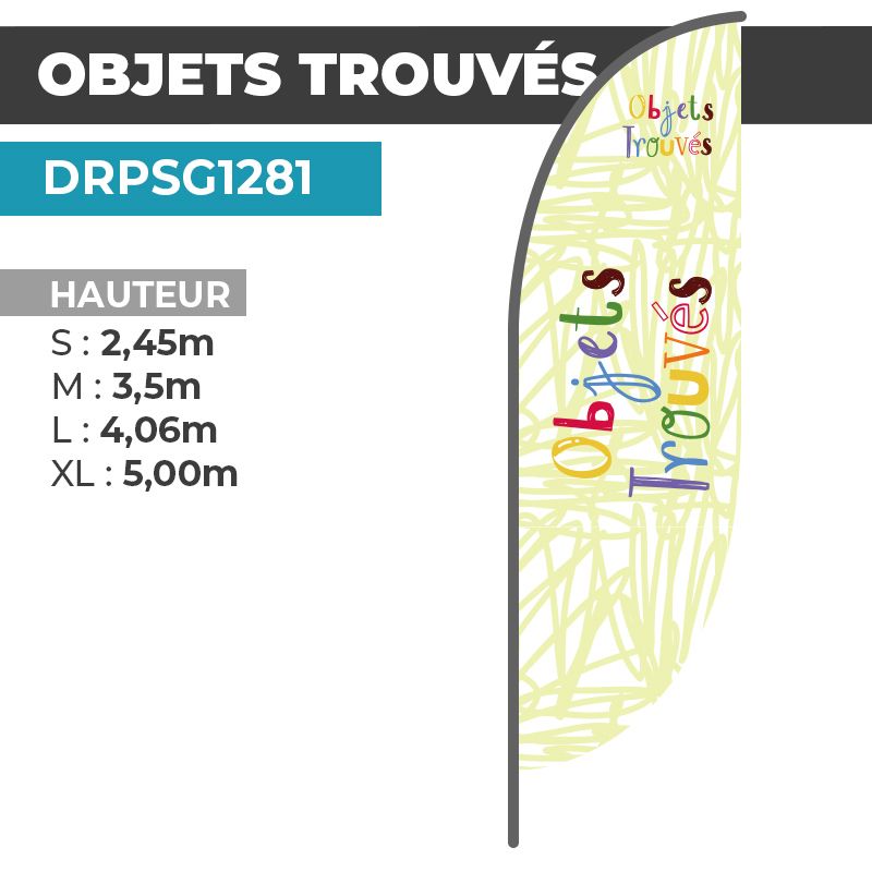Drapeau OBJETS TROUVÉS