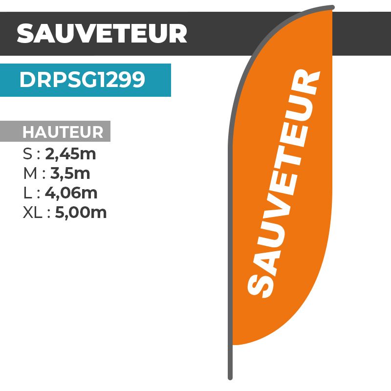 Drapeau SAUVETEUR