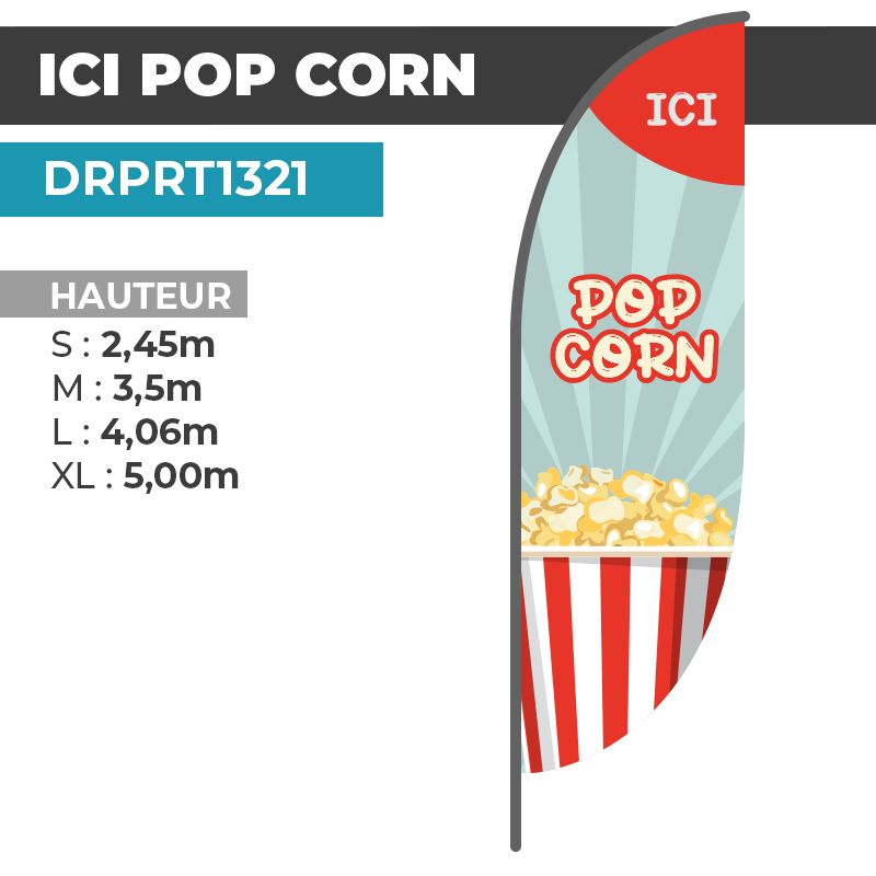 Drapeau POP CORN