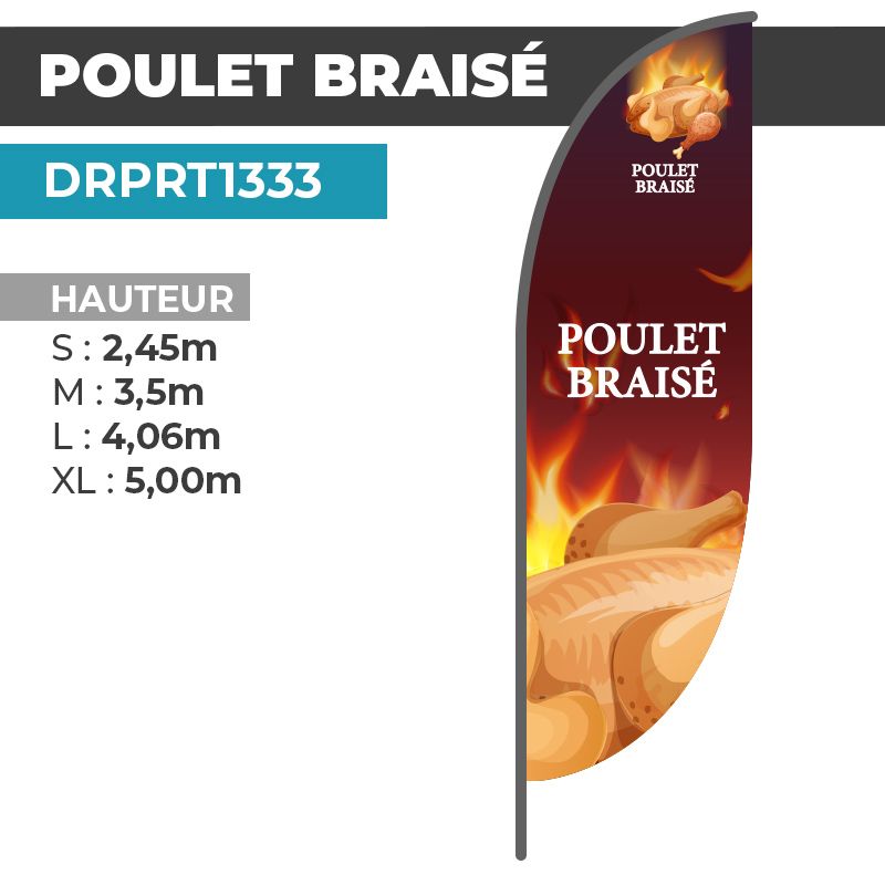 Drapeau POULET BRAISÉ
