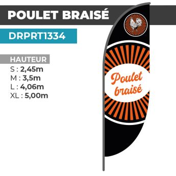 Drapeau POULET BRAISÉ