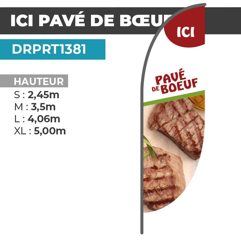 Drapeau PAVÉ DE BOEUF