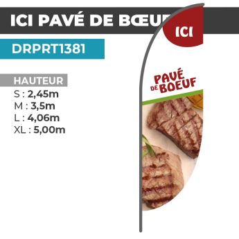 Drapeau PAVÉ DE BOEUF