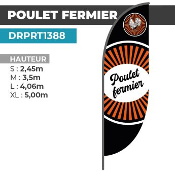 Drapeau POULET FERMIER