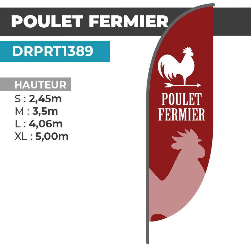 Drapeau POULET FERMIER