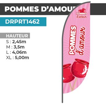Drapeau POMMES D'AMOUR