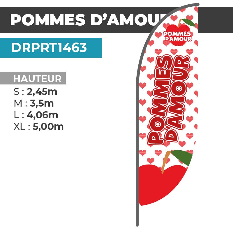 Drapeau POMMES D'AMOUR