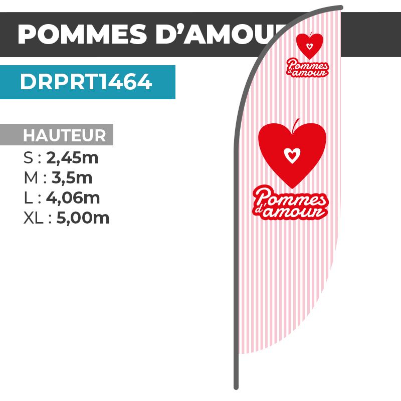 Drapeau POMMES D'AMOUR