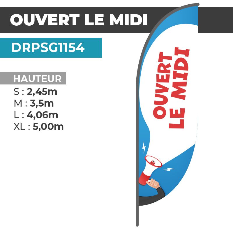 Drapeau OUVERT LE MIDI