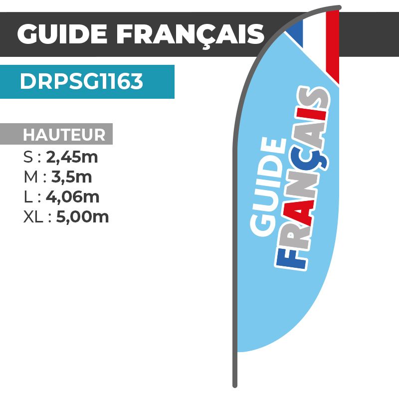 Drapeau GUIDE FRANÇAIS