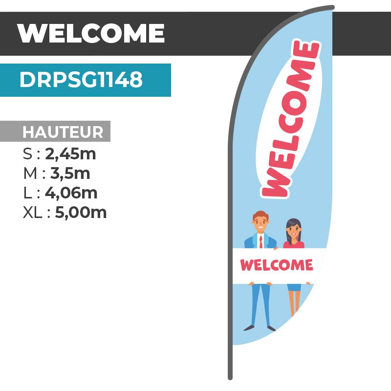 Drapeau WELCOME