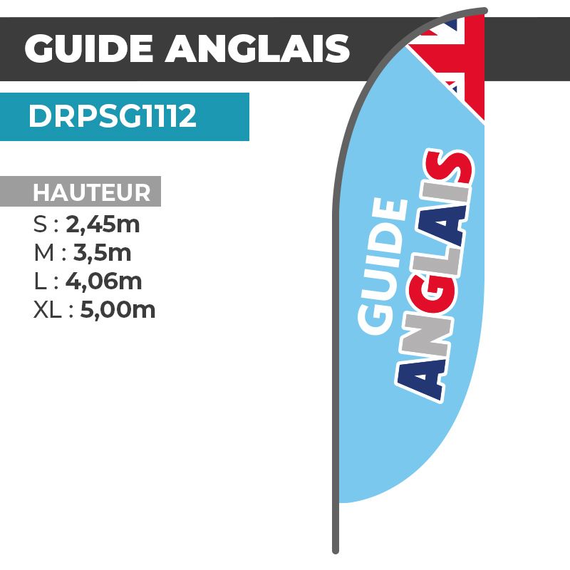 Drapeau GUIDE ANGLAIS