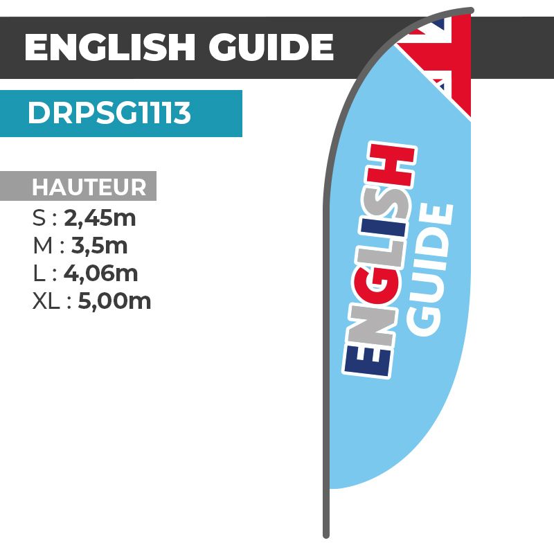 Drapeau GUIDE ANGLAIS  ENGLISH GUIDE