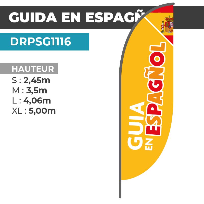Drapeau GUIDE ESPAGNOL GUIA ESPANOL