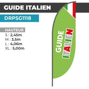 Drapeau GUIDE ITALIEN