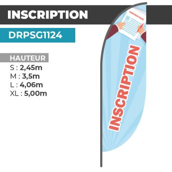 Drapeau INSCRIPTION