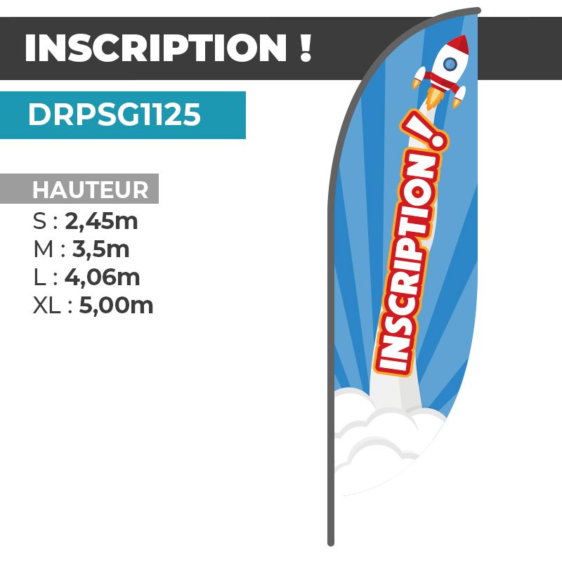 Drapeau INSCRIPTION